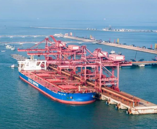 青岛港董家口港区40万吨矿石码头