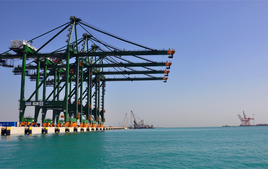沙特达曼港码头工程