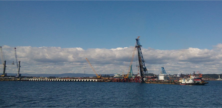 智利圣文森特码头工程